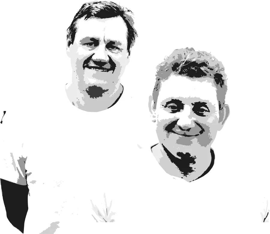 Zeichnung von Alexander Ketterling und Alexander Kopp, Inhaber von K2 Raumausstattung